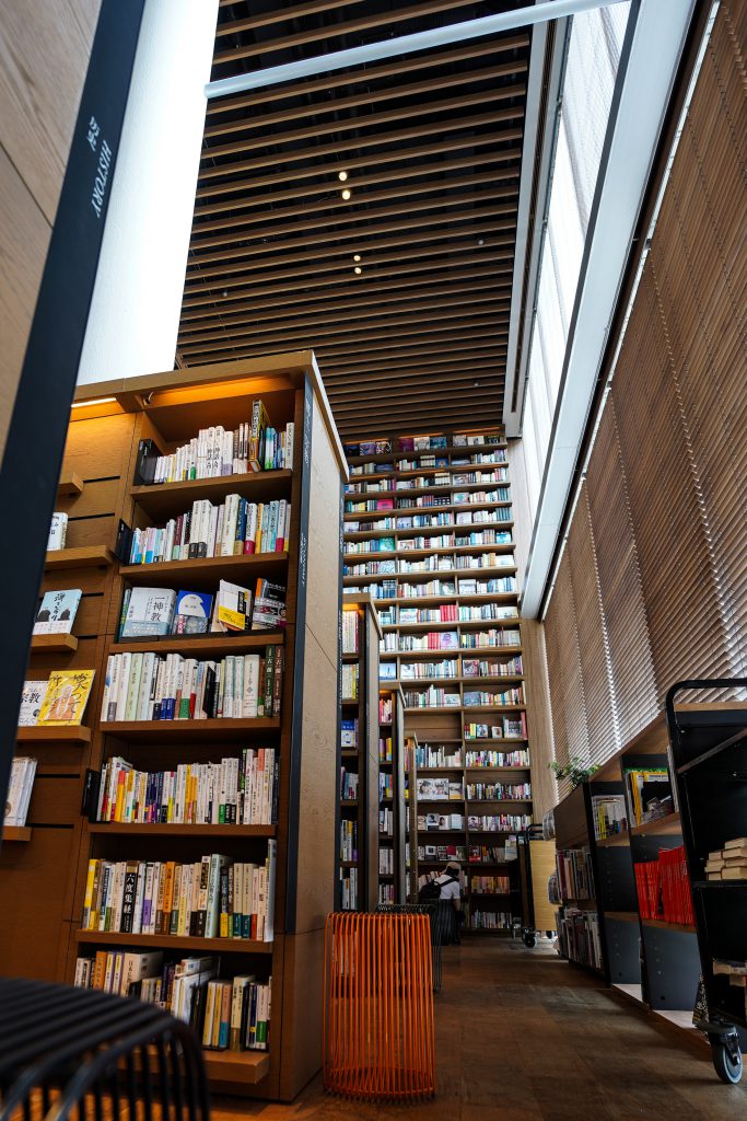 3rd floor book shelves